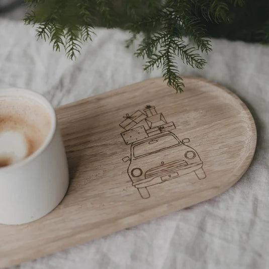 Vassoio natalizio auto