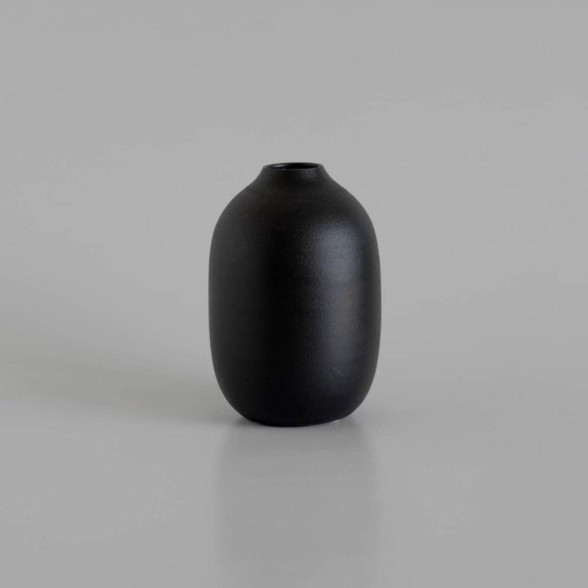 Vaso nordico nero Island 03 - fatto a mano - NORK DESIGN